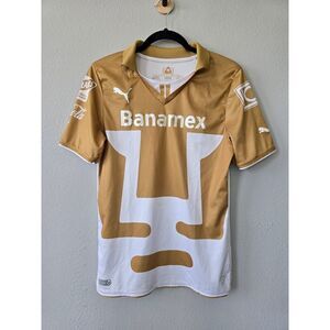 Pumas UNAM Gold Official Home Jersey 2015/16 Puma Liga MX Shirt Men's S Mexico